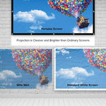 Load image into Gallery viewer, white portable projector screen
